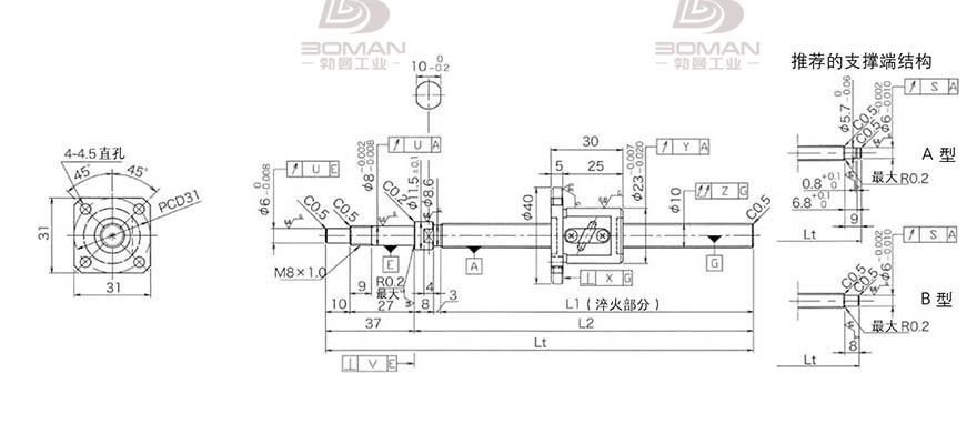 KURODA GP1002DS-EAFR-0210B-C3S 日本黑田精工KURODA公司