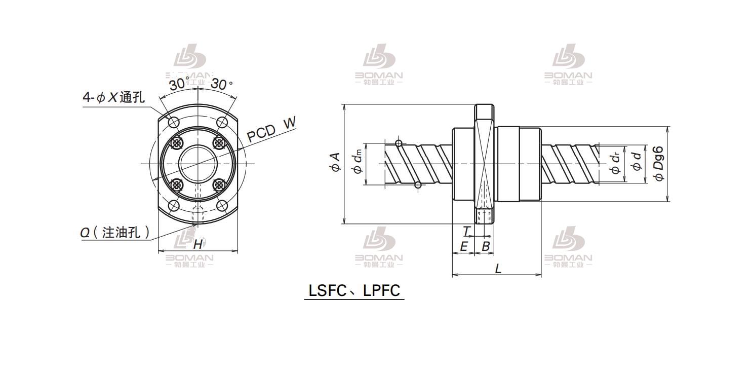 NSK LSFC5050-3-LPFC滚珠丝杠